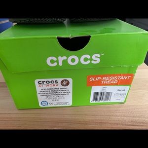 Crocs slip resistant shoes